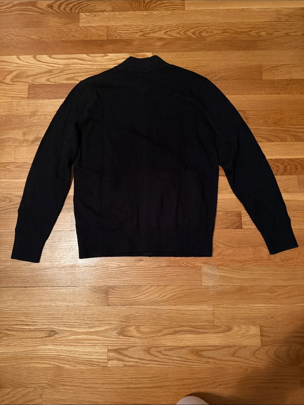 GAP Men's Black Full-Zip Knit Jacket